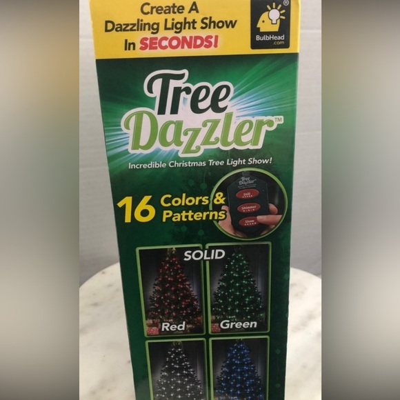 As seen on tv Tree Dazzler Christmas Tree Lights with many settings decorations - Picture 2 of 3